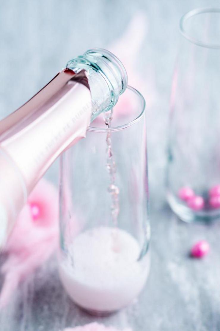 Alcohol Drinks Cotton Candy Champagne Cocktail