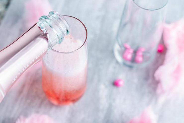 Alcohol Drinks Cotton Candy Champagne Cocktail