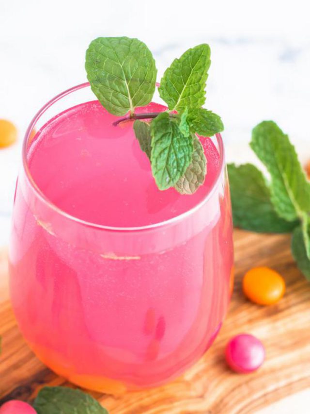 SUMMER NON ALCOHOLIC DRINKS - PARTY PUNCH MOCKTAILS RECIPE