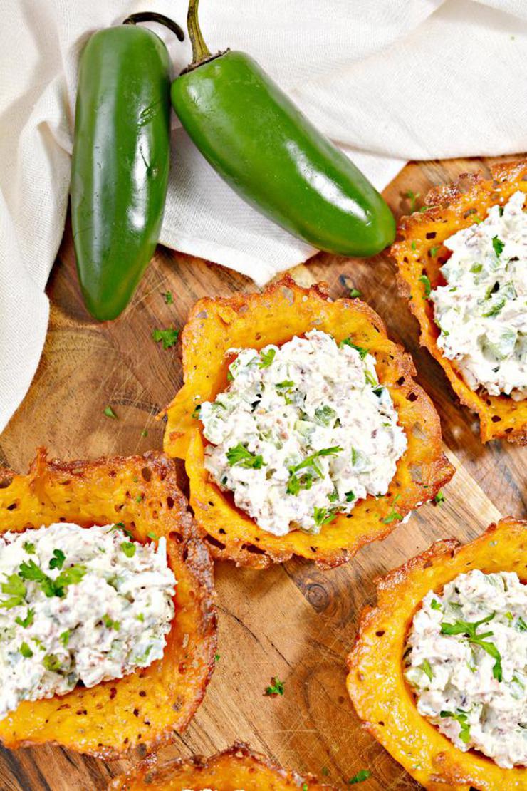 Keto Jalapeno Popper Cheese Cups