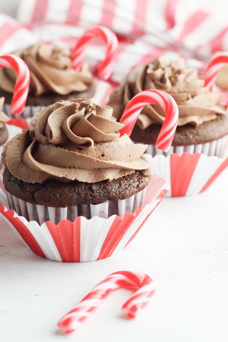 Peppermint Mocha Cupcakes – BEST Chocolate Peppermint Recipe – {Easy} Chocolate Cupcakes – Party Food - Desserts – Snacks