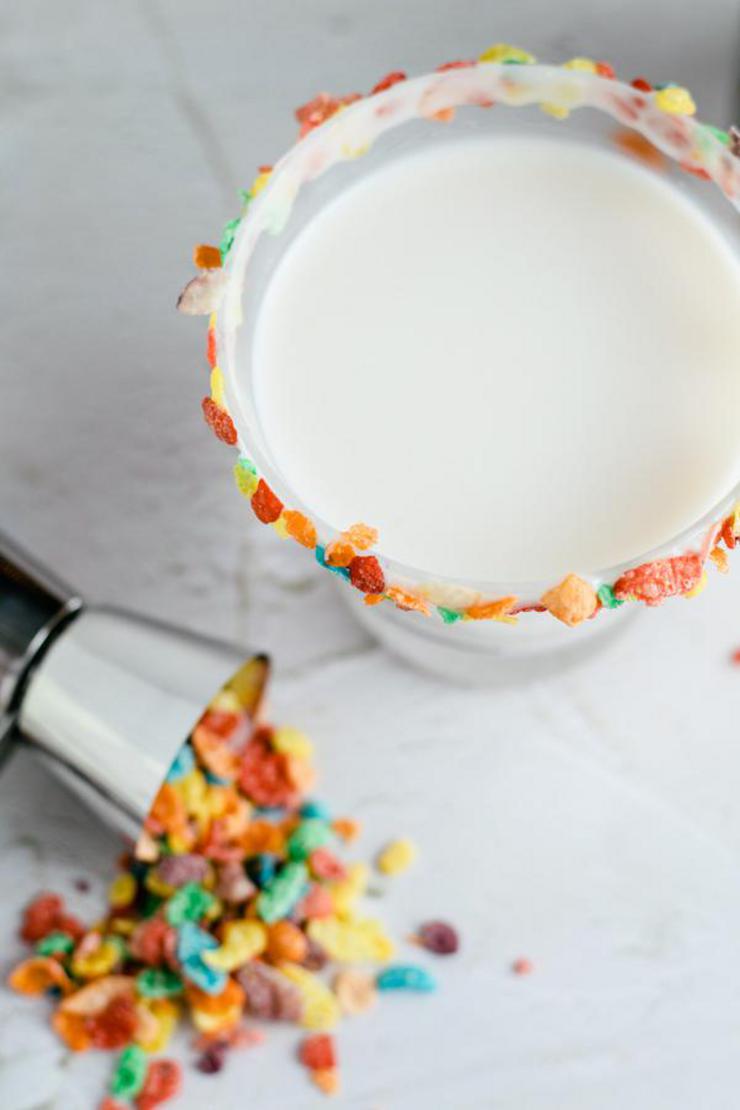 Alcohol Drinks Fruity Pebbles Cocktail