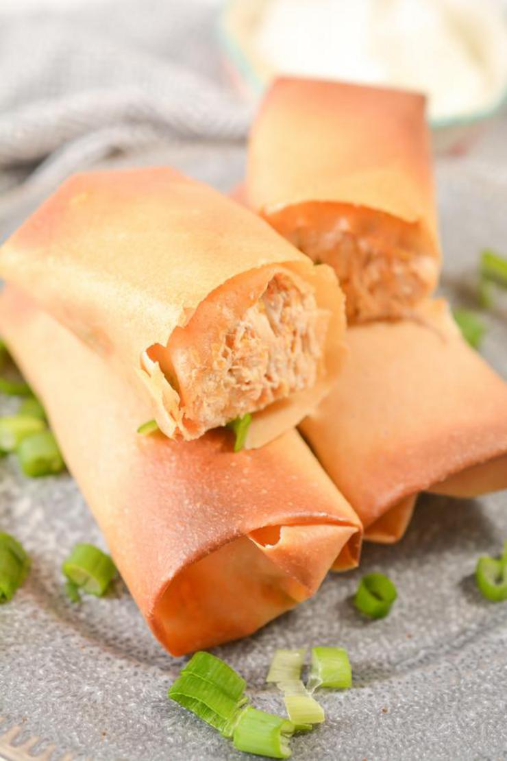 Keto Cream Cheese Chicken Taquitos_Low Carb