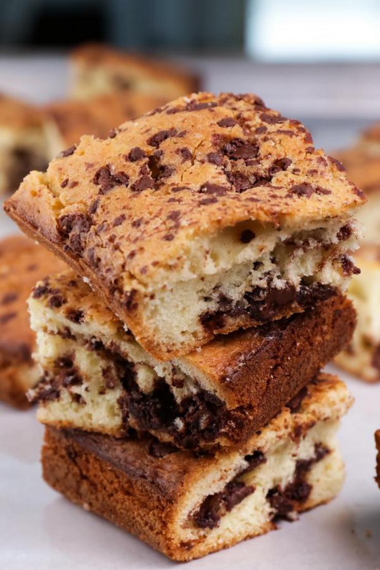 Gluten Free Cookie Bars – BEST Gluten Free Chocolate Chip Cookie Bars Recipe – Desserts - Snacks