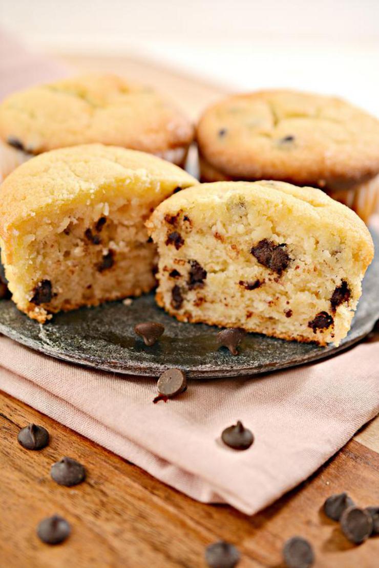 Gluten Free Muffins – BEST Gluten Free Chocolate Chip Muffin Recipe – Breakfast – Snacks – Desserts