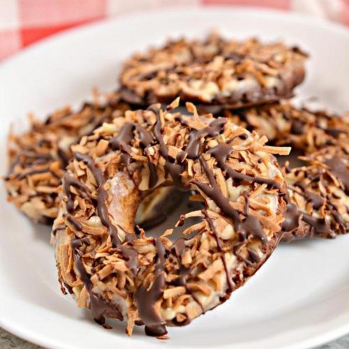 {Easy} Keto Samoa Cookies – Copycat Girl Scout Caramel Delites Cookie Recipe – Low Carb Desserts – Snacks