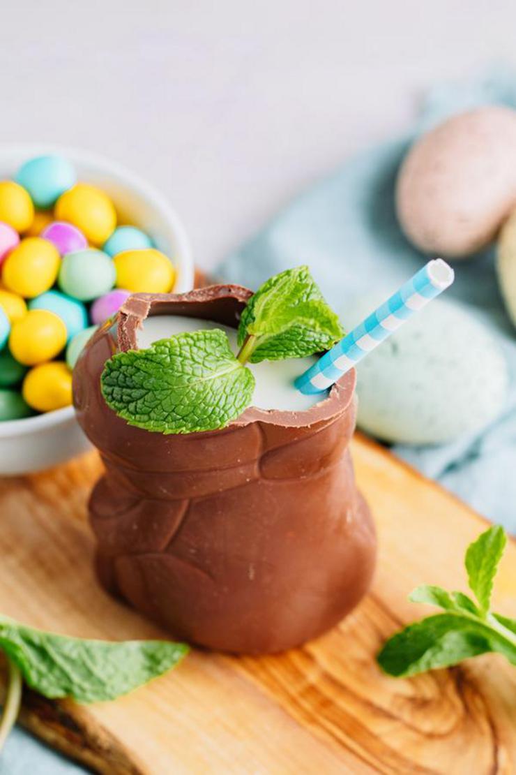 Alcohol Drinks Chocolate Easter Bunny Cocktail