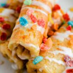 Easy French Toast – Best Homemade Fruity Pebbles French Toast Roll Ups Recipe – Breakfast – Party Food – Snacks – Quick – Simple