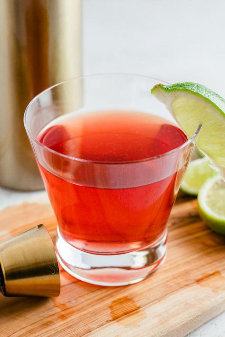 Keto Margarita - BEST Low Carb Mango Hibiscus Margarita Recipe - EASY Ketogenic Diet Alcohol Drink Mix You Will Love