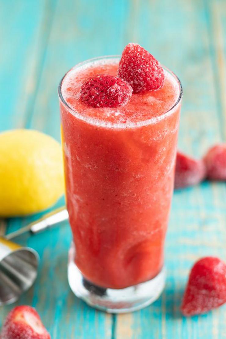 Alcoholic Drinks – BEST Spiked Strawberry Lemonade Icee Cocktail Recipe – Easy and Simple Tequila Alcohol Drinks