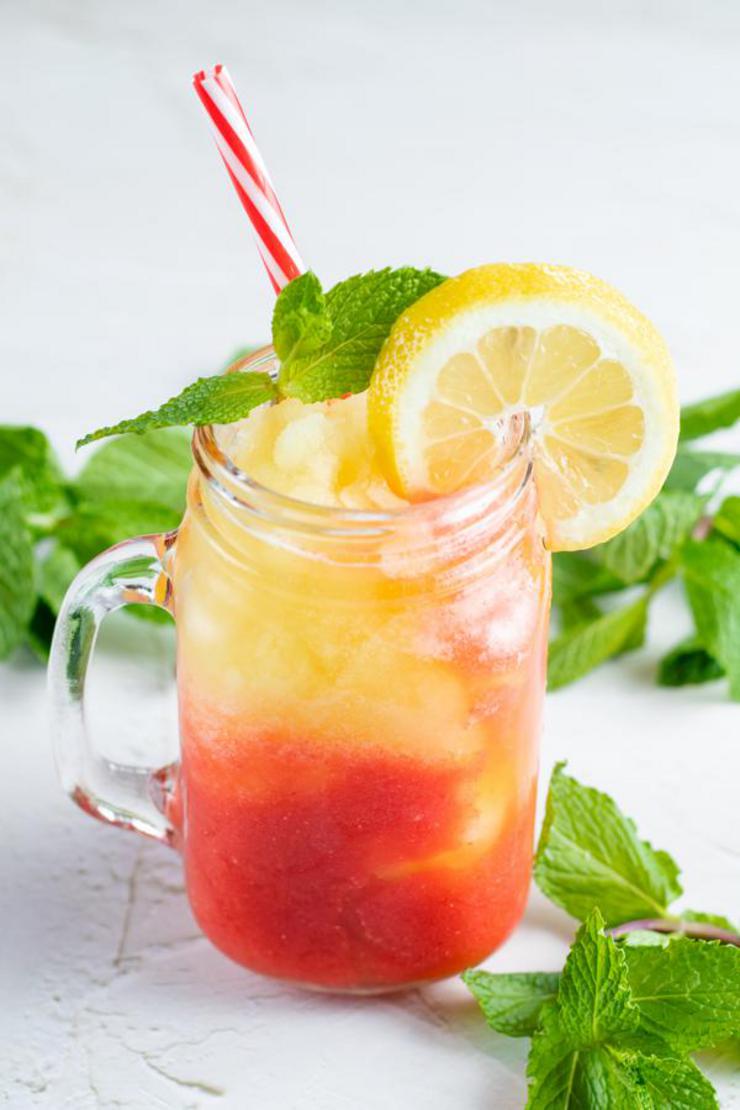 Party Food Frozen Strawberry Lemonade