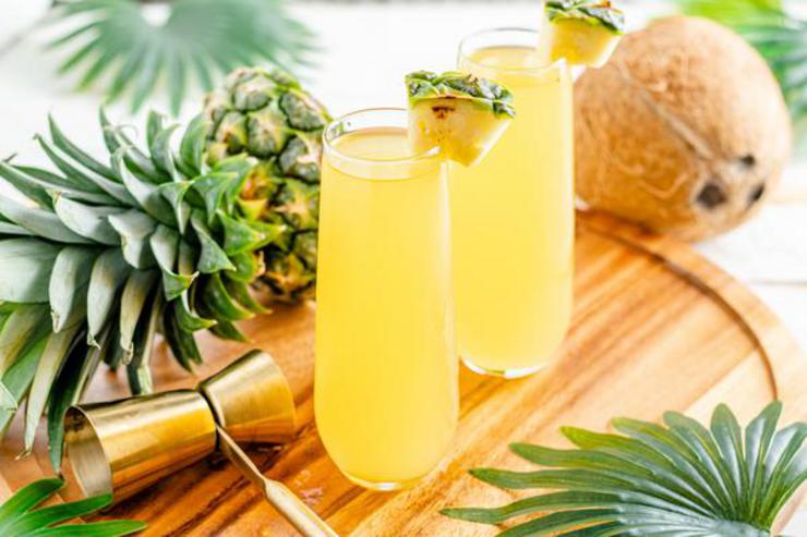 Alcohol Drinks Hawaiian Mimosa