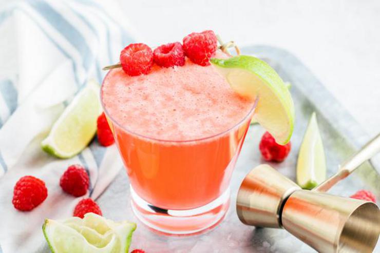 Alcohol Drinks Sparkling Raspberry Margarita