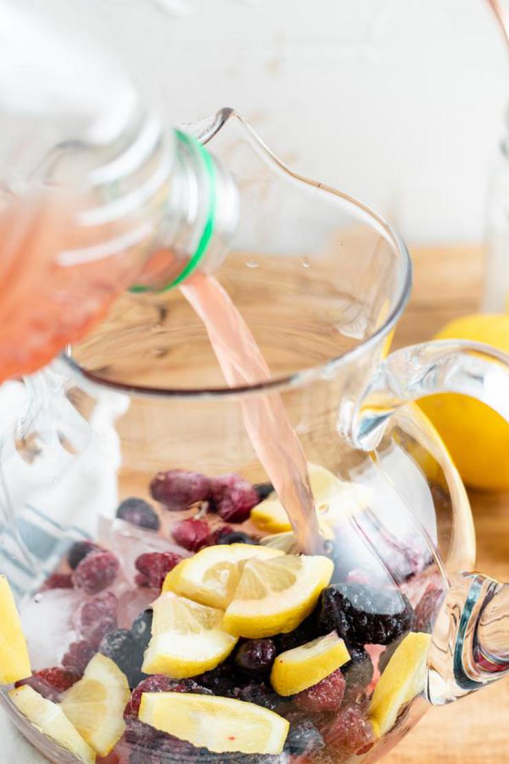 Alcohol Drinks Spiked Berry Lemonade