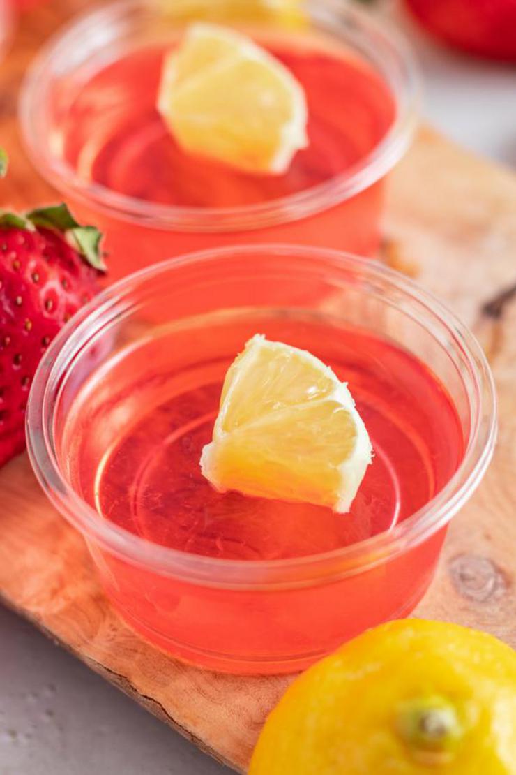 Alcohol Drinks Strawberry Lemonade Jello Shots