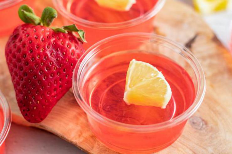 Alcohol Drinks Strawberry Lemonade Jello Shots