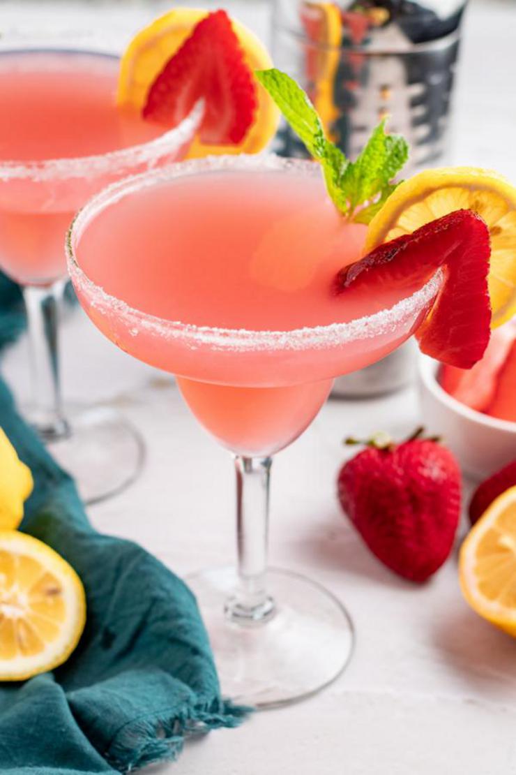Alcohol Drinks Pink Lemonade Margarita