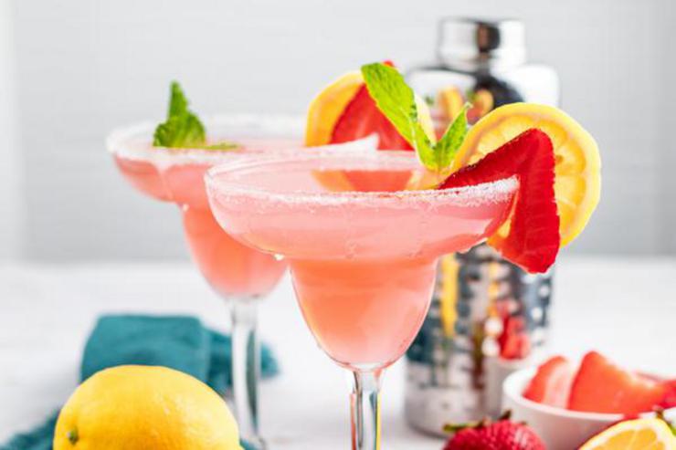 Alcohol Drinks Pink Lemonade Margarita