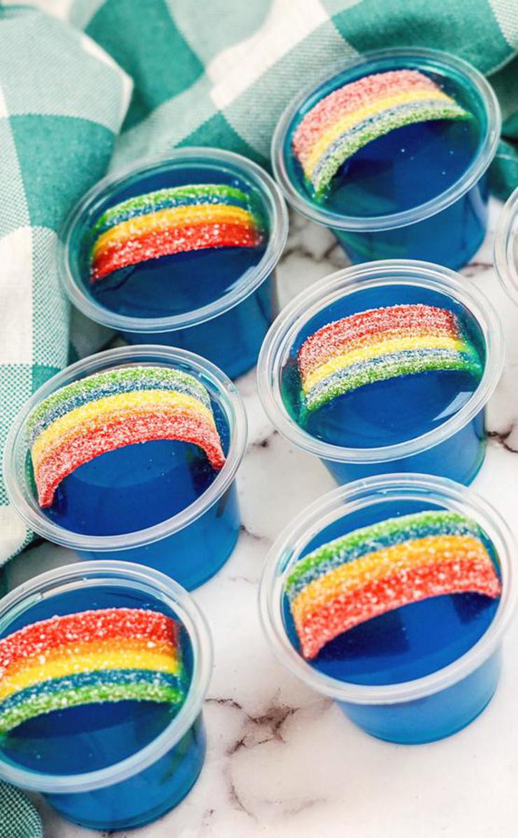 Alcohol Drinks Rainbow Jello Shots