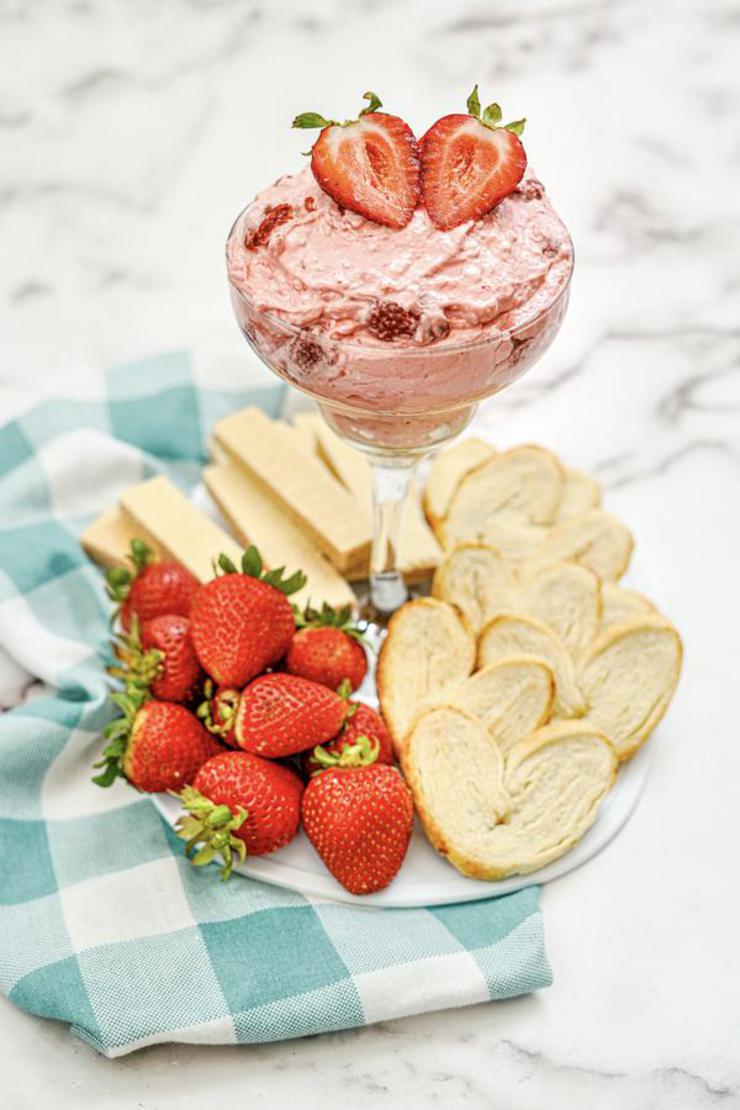 BEST Strawberry Daiquiri Dip - Easy Alcohol Fruit Dip Recipe - Snacks - Desserts - Party Food