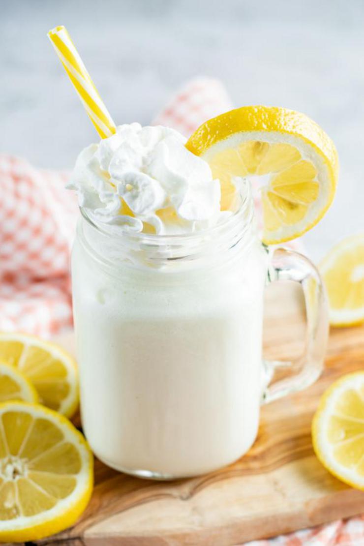 BEST Copycat Chick Fil A Frosted Lemonade Recipe – Kids Party Food – Easy – Cheap Ideas - Simple Drinks