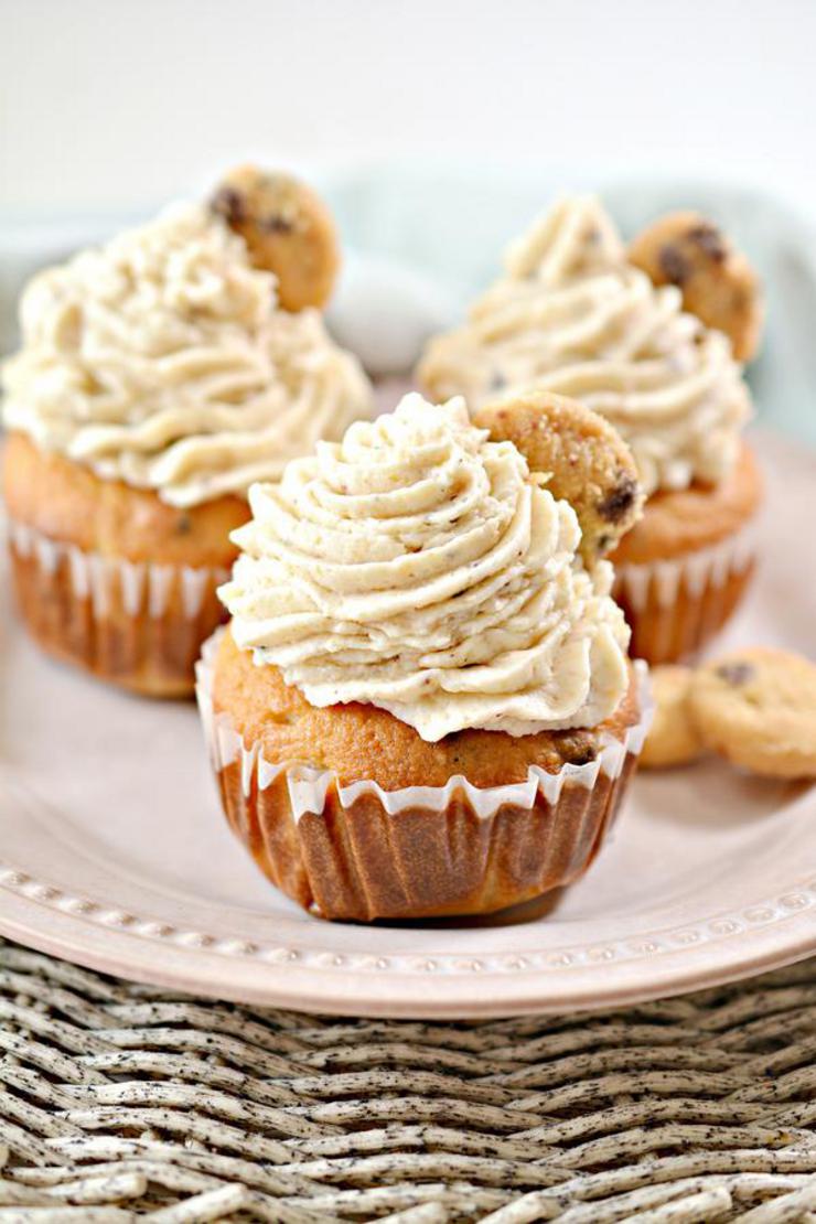 Gluten Free Chocolate Chip Cookie Cupcakes