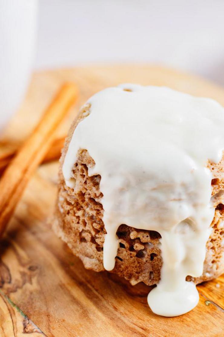 Gluten Free Mug Cake β BEST Gluten Free Cinnamon Roll In A Mug β Easy Microwave Recipe β Breakfast - Snacks β Desserts