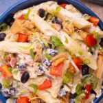 Gluten Pasta Salad – BEST Gluten Free Southwestern Cream Cheese Chicken Pasta Salad Recipe – Side Dish - Lunch - Dinner