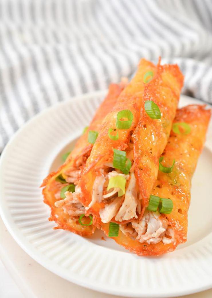 Keto Taquitos! BEST Low Carb BBQ Chicken Taquitos Cheese Wrapped Chicken Idea – Gluten Free Quick & Easy Ketogenic Diet Recipe – Completely Keto Friendly