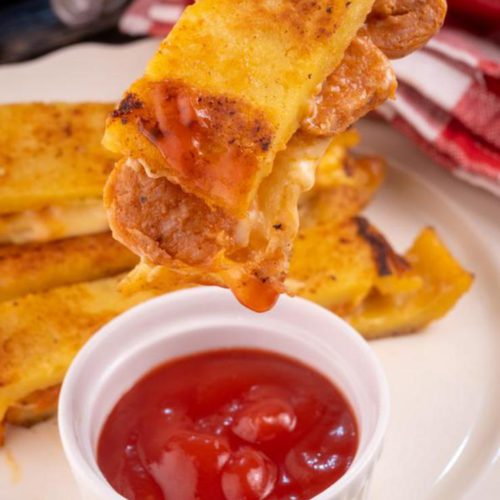 BEST Keto Grilled Cheese Pizza Sticks – Low Carb Keto Grilled Cheese Pizza Recipe – 90 Second Microwave Bread For Easy Ketogenic Diet - Gluten Free