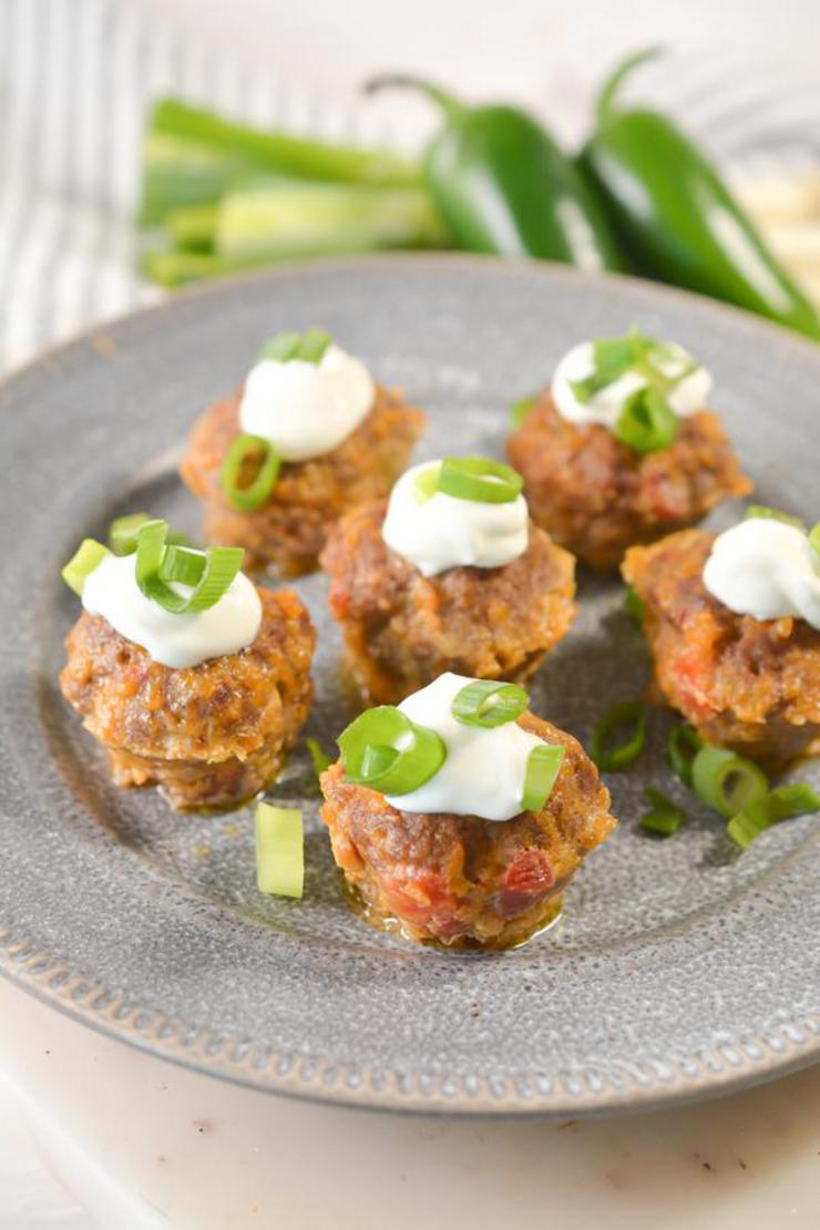 Keto Taco Bites! Low Carb Mini Taco Bites – Ketogenic Diet Recipe – Gluten Free - Appetizer – Side Dish – Dinner - Lunch