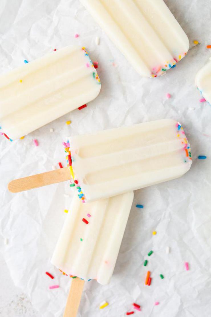 BEST Rainbow Cake Batter Popsicles! EASY Birthday Cake Popsicle Recipe – Simple Desserts – Snacks – Kids Parties