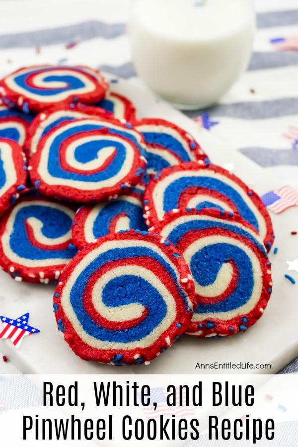 Red White And Blue Pinwheel Cookies