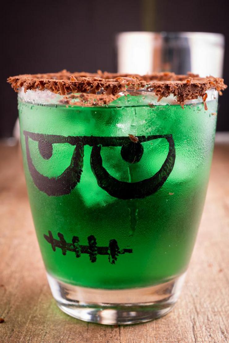 Alcoholic Drinks – BEST Frankenstein Halloween Margarita Recipe – Easy ...