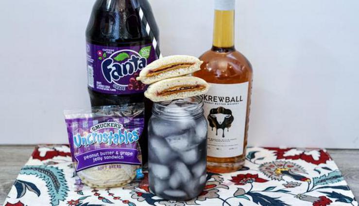 Alcohol Drinks Peanut Butter And Jelly Whiskey Cocktail