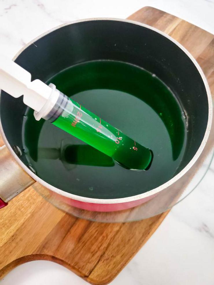 Alcohol Drinks Biohazard Green Ooze Jello Shot Injectors