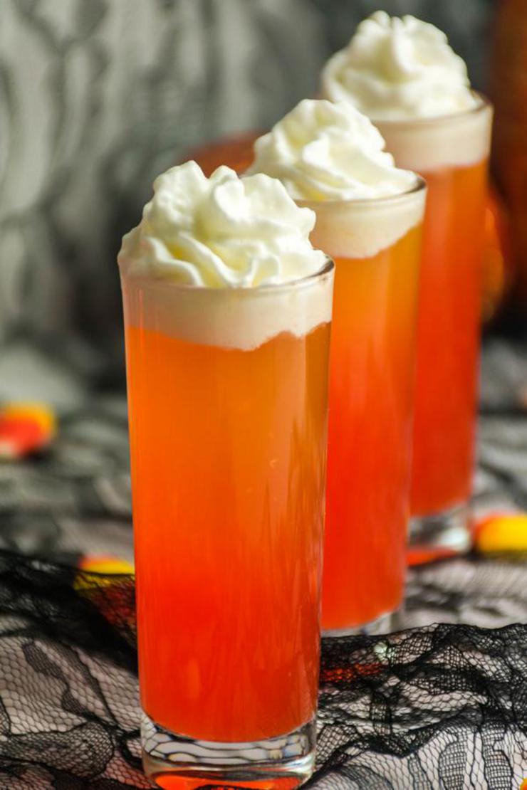 Alcohol Drinks Candy Corn Vodka Shots - How To Make Candy Infused Shots