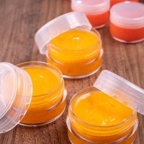 DIY Lip Gloss – Mango Orange Punch Lip Gloss Idea {Easy} Lip Balm Recipe – How To Make Lip Gloss