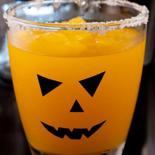 Alcoholic Drinks – BEST Jack O Lantern Margarita Cocktail Recipe – Easy and Simple Halloween Alcohol Drinks