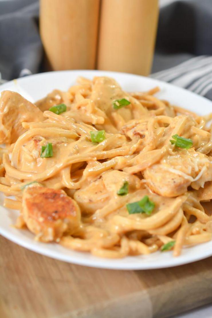 HOW TO MAKE GLUTEN FREE ANGEL HAIR PASTA - BUFFALO CHICKEN PASTA