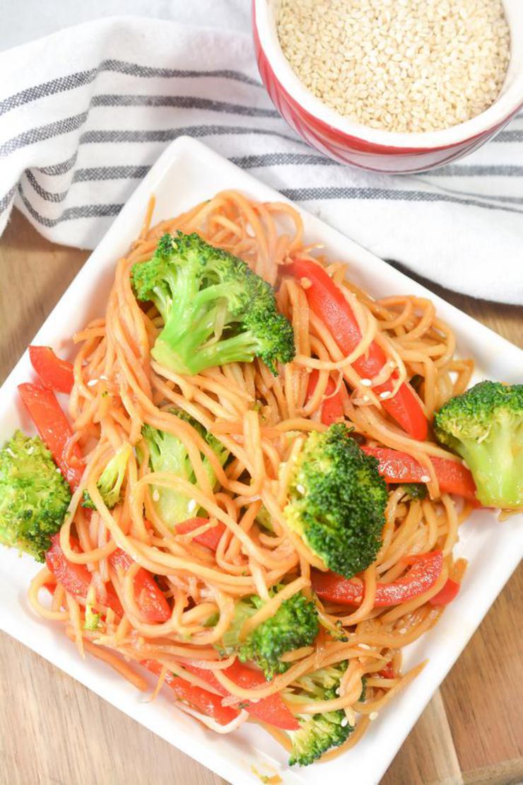 EASY Keto Teriyaki Noodles - Low Carb Teriyaki Pasta Noodles Idea – Quick – Healthy – BEST Recipe – Ketogenic Diet - Dinner - Lunch