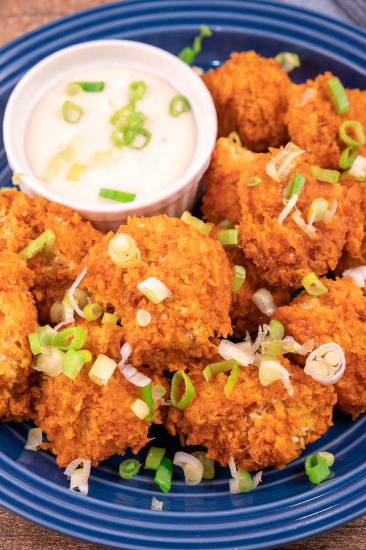 Easy Air Fryer Buffalo Chicken Bites – Best Homemade Chicken Recipe – Appetizers – Dinner – Party Food – Quick – Simple