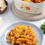 Easy Baked Buffalo Chicken Pasta - Best Homemade Chicken Recipe – Lunch – Dinner – Party Food – Quick – Simple