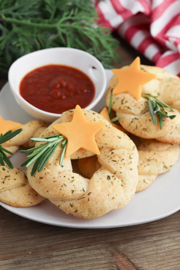 Easy Crescent Roll Wreaths - Holiday Appetizers - Party Food - Side ...