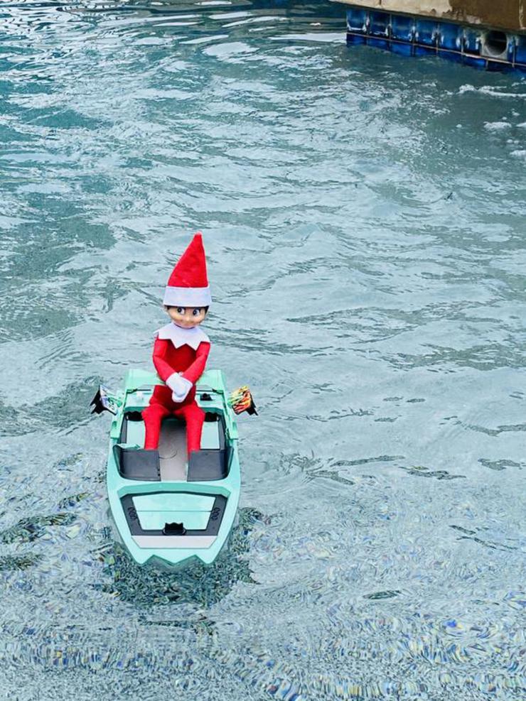 Elf On The Shelf Boat