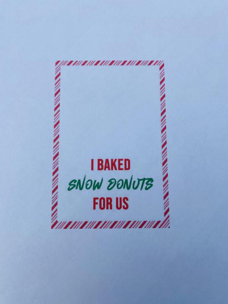 Elf On The Shelf Snow Donuts