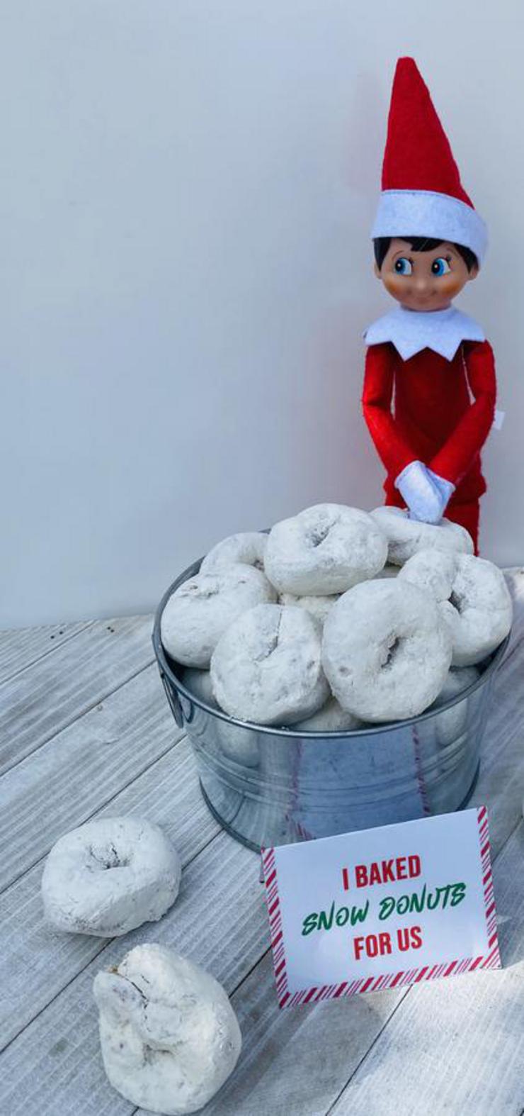 Elf On The Shelf Snow Donuts
