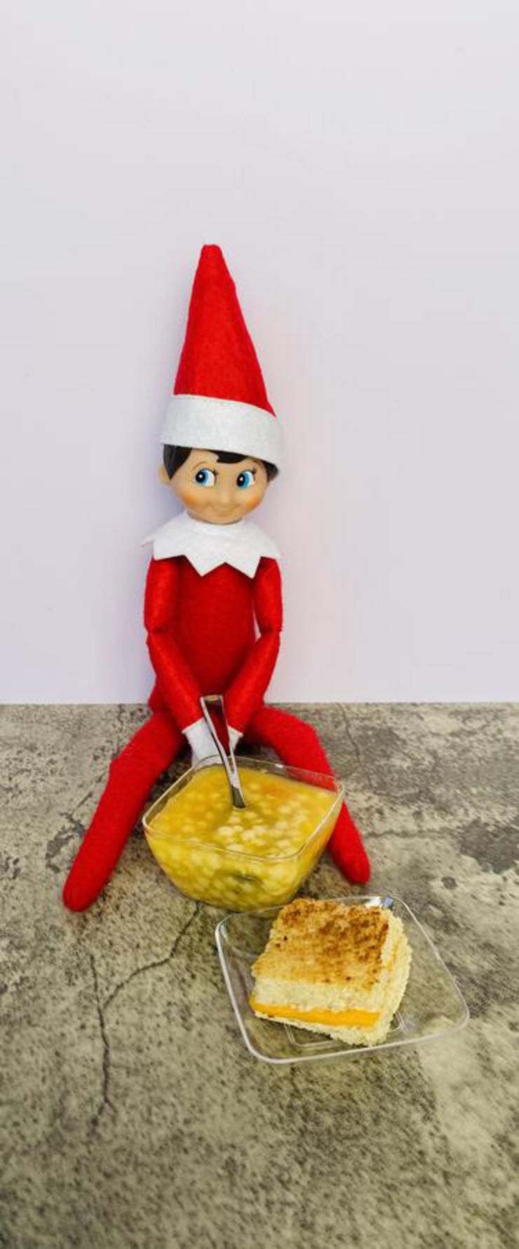 BEST Elf On The Shelf Soup And Grilled Cheese- Ideas For Kids That Are Easy – Food Ideas – Funny – Awesome – Creative – Arrival Ideas Too!