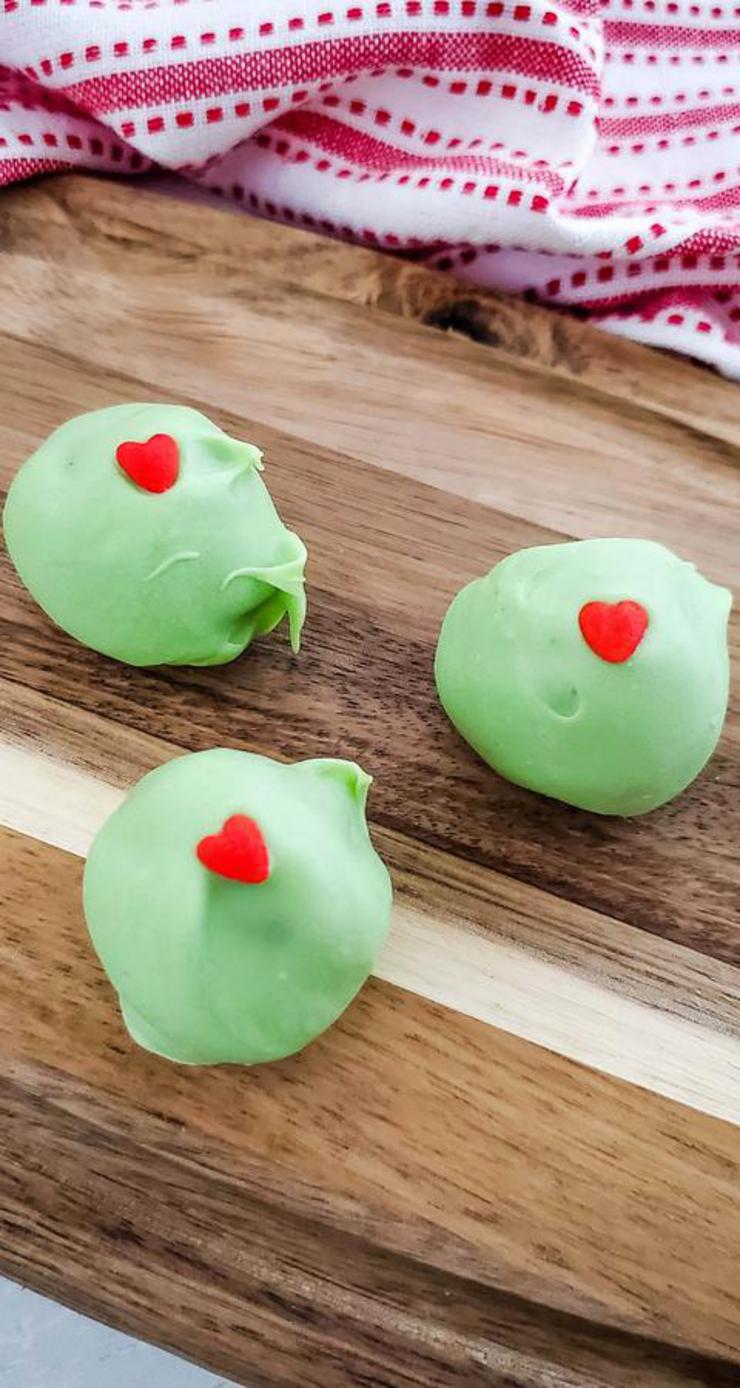 Grinch Oreo Balls – Homemade Grinch Idea – Desserts – Quick – Party Food Recipe