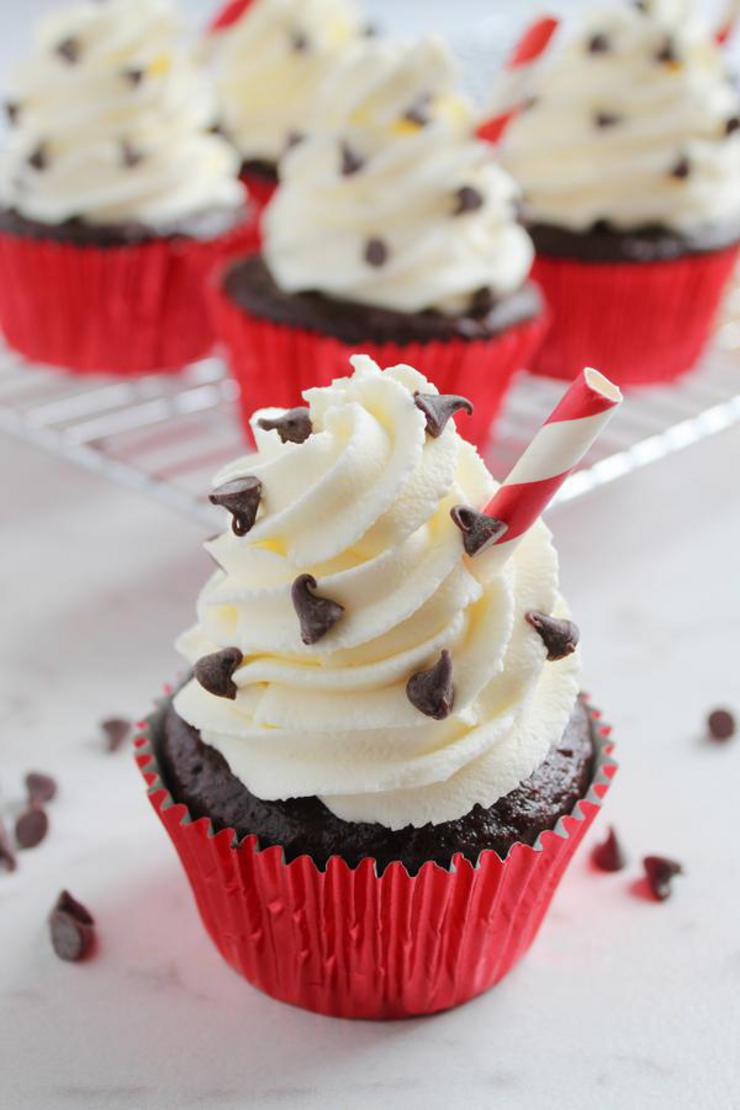 Hot Cocoa Cupcakes - BEST Chocolate Recipe – {Easy} Chocolate Cupcakes – Party Food - Desserts – Snacks
